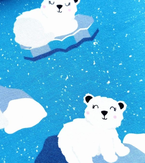 piloki snood cache-cou tout doux enfant animaux ours blanc
