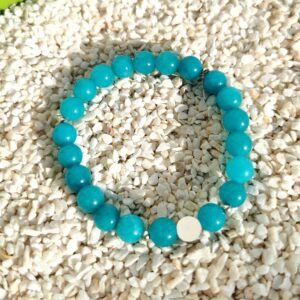 Bracelet perles en pierres naturelle lithotherapie Piloki Amazonite 8mm